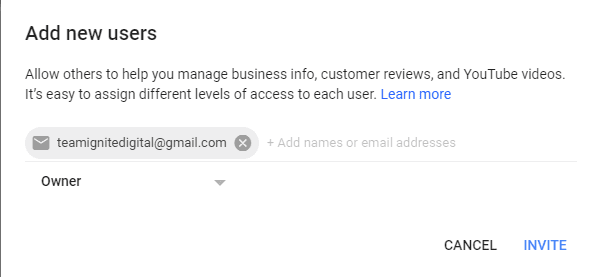How To Add Users to Google My Business