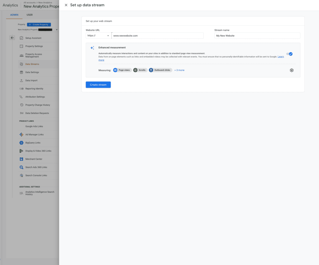C 1 1 1024x853 How To Add A Data Stream Step 3 With Website Address And Stream Name