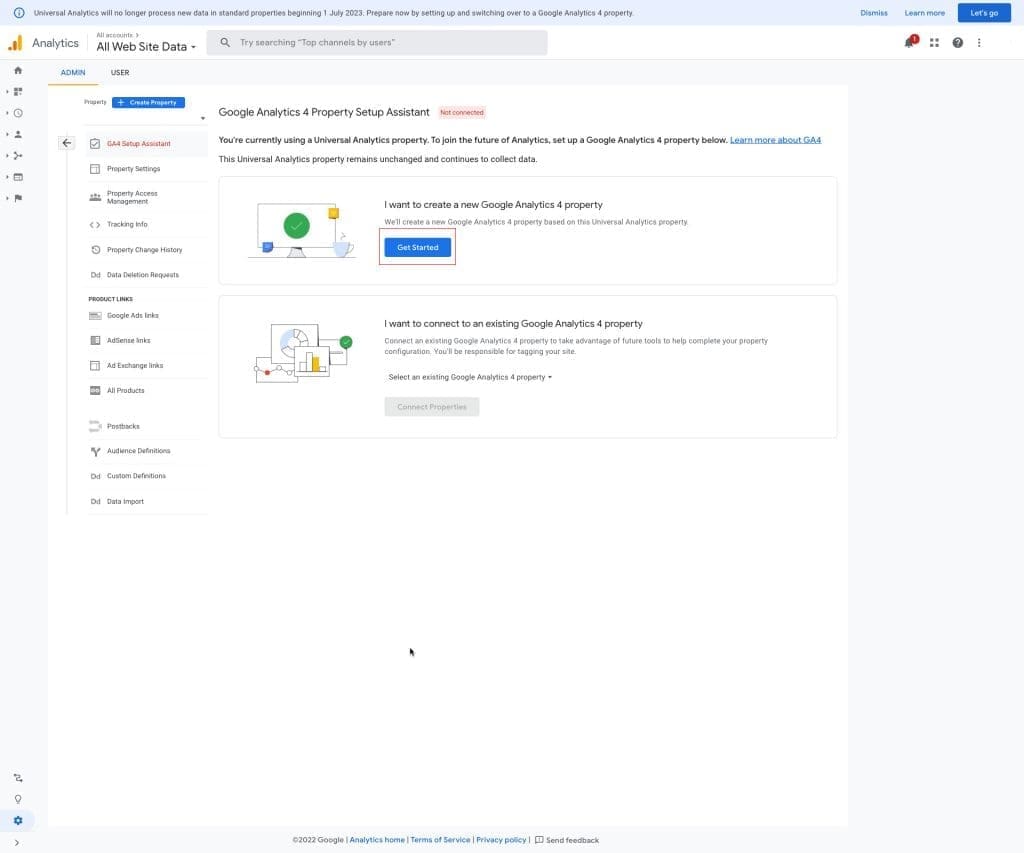 Google Analytics 4 Setup Step 5