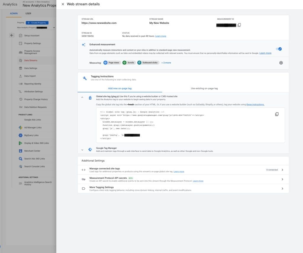 how do I integrate my google analytics 4 (ga4) to my Shopify account? Step 6