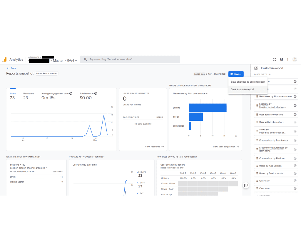 How To Create A Custom Report Step 8. 
