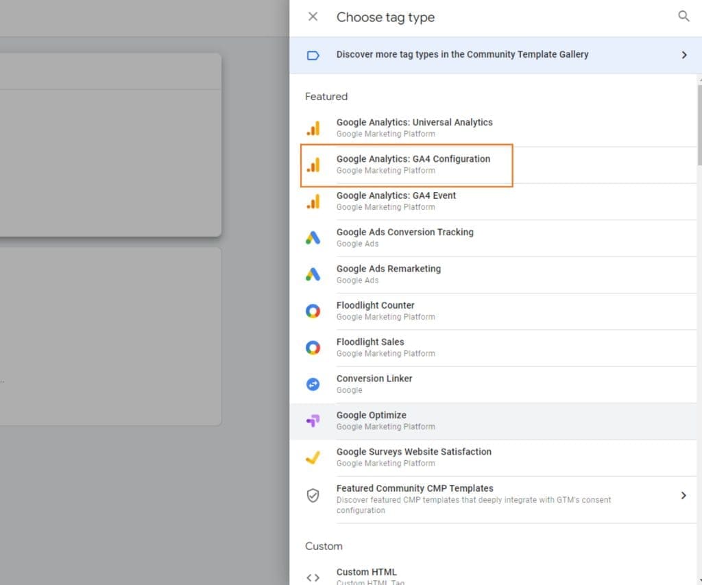 Where to find GA Configuration 1 1 1024x853 How To Link Google Tag Manager With GA4 Step 3
