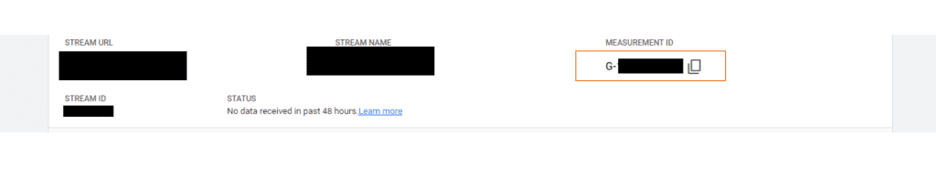 Where to find measurement ID GA 1 1 1024x194 How To Find GA4 Measurement ID Step f.