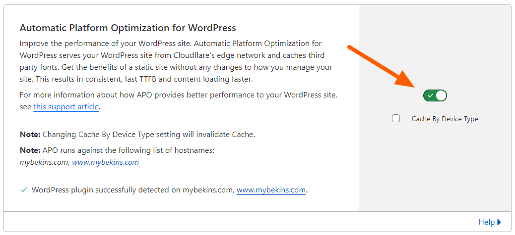 Automatic Platform Optimization APO Cloudflare Configuration Automatic Platform Optimization APO Cloudflare Configuration