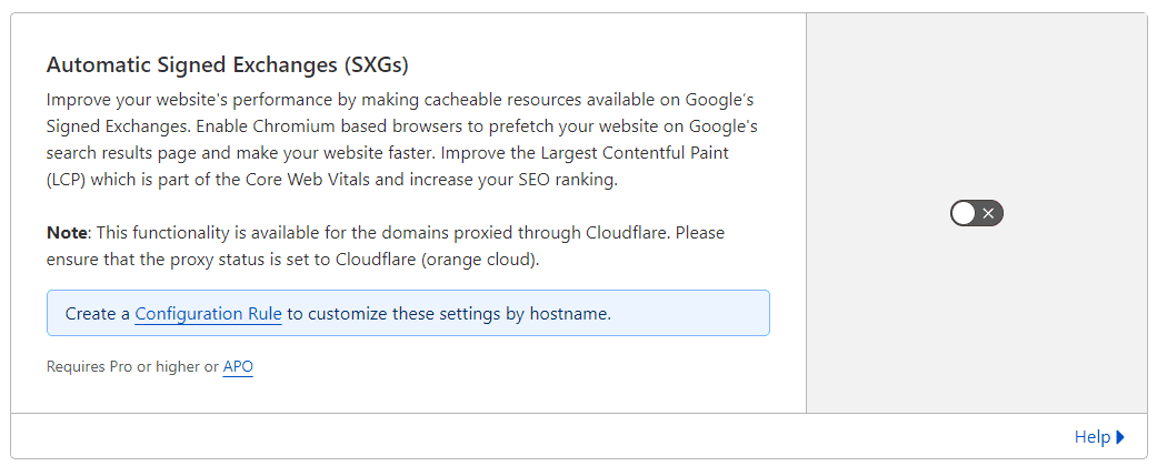 Automatic Signed Exchanges Cloudflare Configuration Automatic Signed Exchanges Cloudflare Configuration