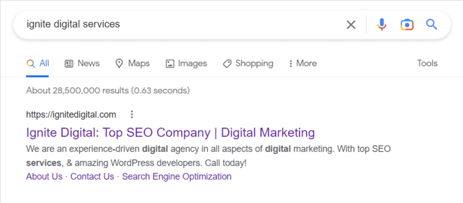 ignite digital services Google Search