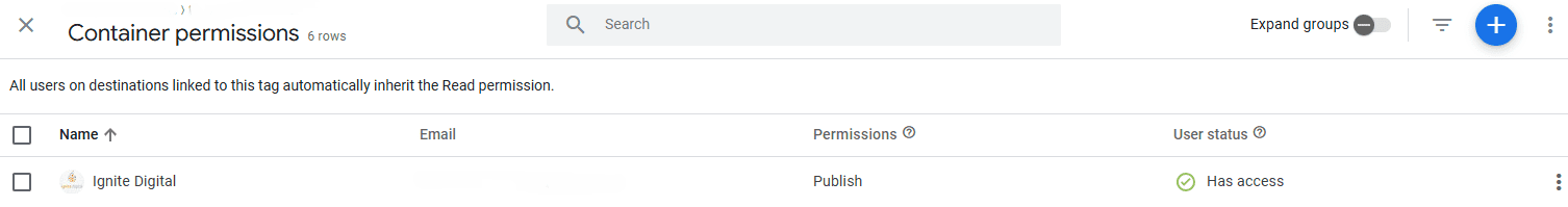 Edit User Access to Container 3 1 Edit User Access to Container 3 1