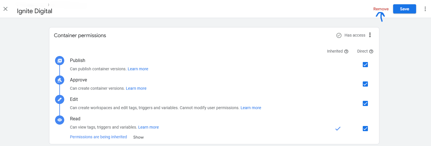 EditUserAccessToAContainer 3 Remove EditUserAccessToAContainer 3 Remove