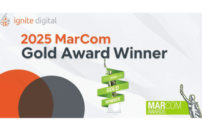 We’ve Struck Gold: Celebrating Our 2025 MarCom Award Win!