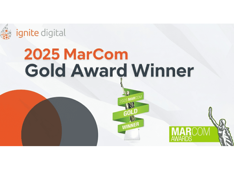 We’ve Struck Gold: Celebrating Our 2025 MarCom Award Win!
