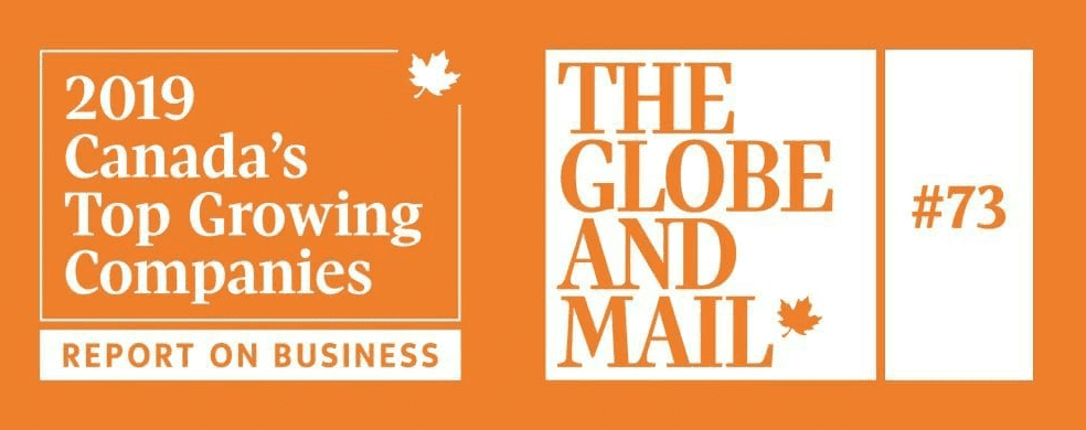 The Globe & Mail – Canada’s Top Growing Companies